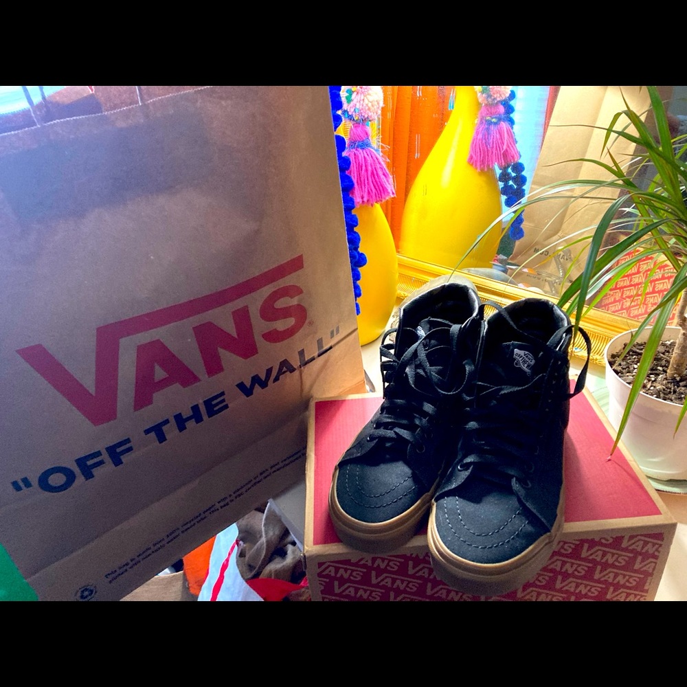 Black Suede Vans High Tops